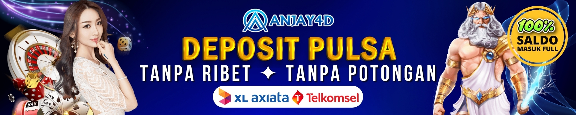 DEPOSIT PULSA TANPA POTONGAN